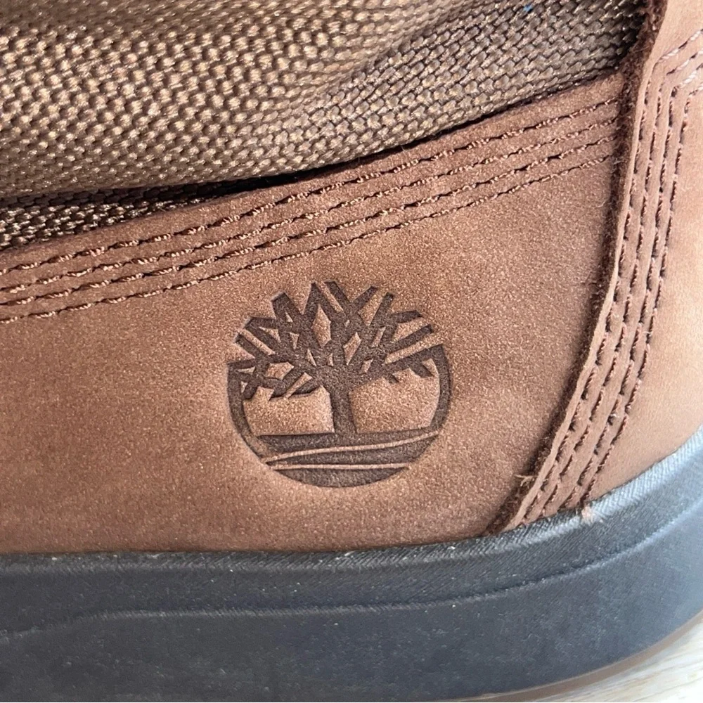Timberland Mens Size 10 Davis Square Roll Top Mid Brown Chukka Boots #A2K9R